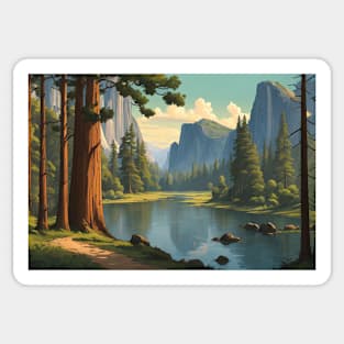 Yosemite National Park Sticker